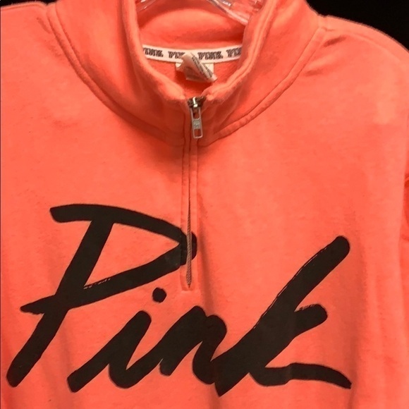 VS PINK 3/4 zip sweatshirt - Picture 2 of 3